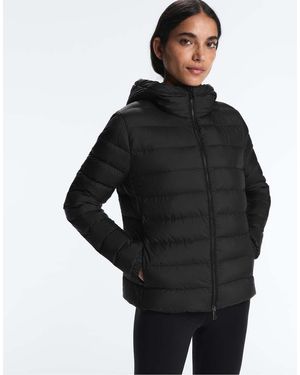 Oysho Short 100% Down Puffer Jacket - Black