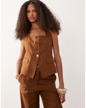 Mango Boreli - gilet - Marron