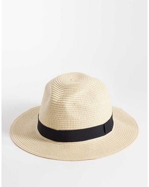 ASOS Woven Straw Hat - Natural