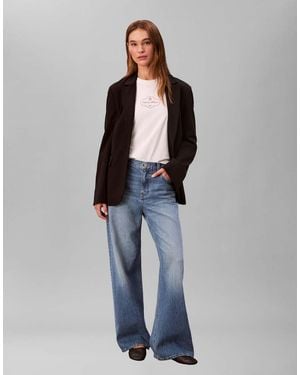 Calvin Klein Low Rise Vintage Look Baggy Jeans - Blue