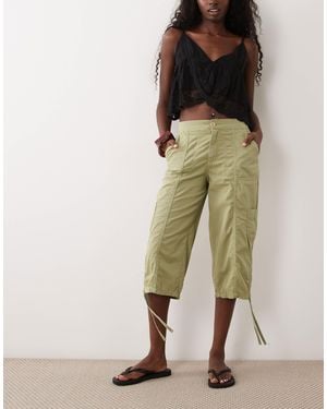 Miss Selfridge Cargo Capris - Natural