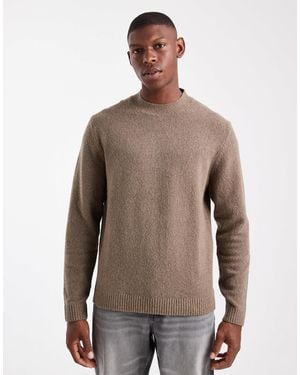 Jack & Jones Premium Boucle Sweater - Brown