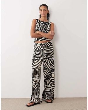 Jdy Pull On Trousers - White