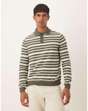 ASOS Relaxed Knitted Polo - Multicolour