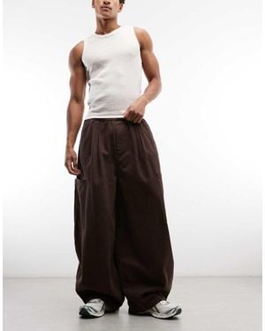 Collusion Cargo Trouser - White