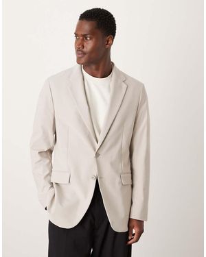 Mango Zurich Tailored Blazer Co-ord - Natural