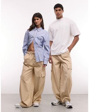 Collusion Unisex-cargohose im utility-stil - Natur
