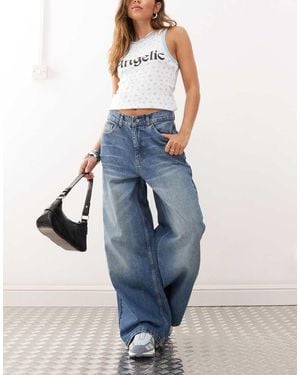 Collusion Riley Wide Leg Jean - Blue