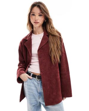 ASOS Jack Van Echt Suède - Rood