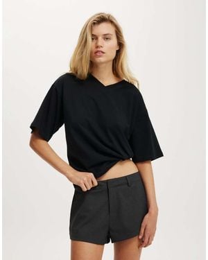 Cotton On Izzy Suiting Mini Short - Black