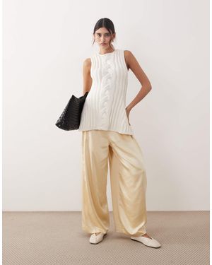 ARRANGE – satinhose - Natur