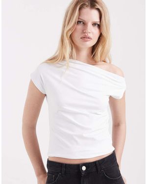 Cotton On Georgie Off Shoulder Top - White