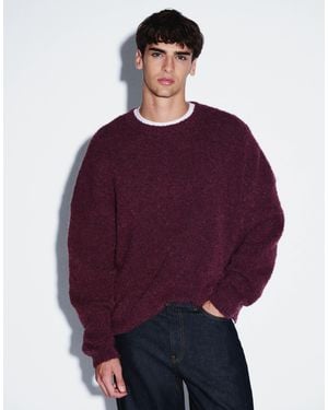Weekday Wool Blend Sweater - Red