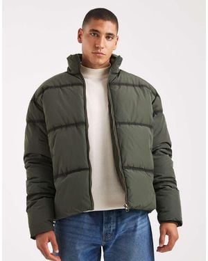 Cotton On Chaqueta Corta Acolchada De - Gris