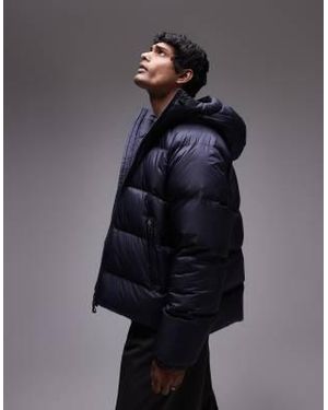 ARKET Sporty Down Jacket With Hood - Blue