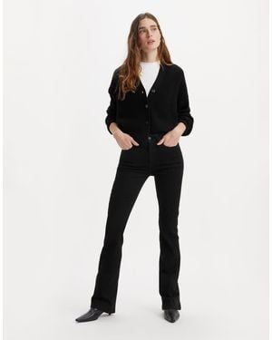 Levi's 725 High Rise Bootcut Jeans - Black