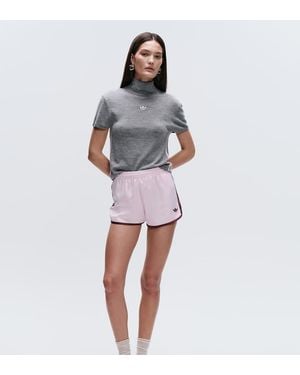 adidas Originals X Asos Three Stripe Sprinter Shorts - White