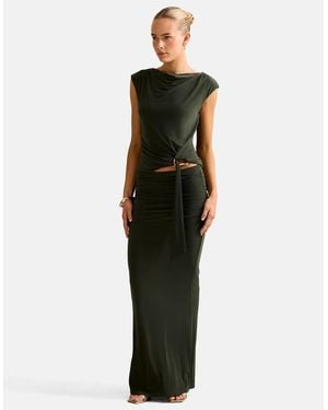 Forever New Falda Larga Verde Jazelle De (Parte De Un Conjunto)