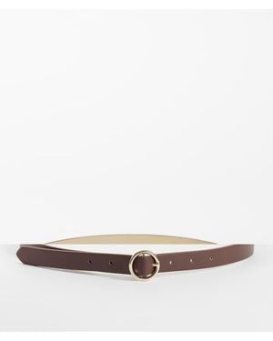 Pieces Set Van 3 Riemen Met Gouden Gesp - Wit
