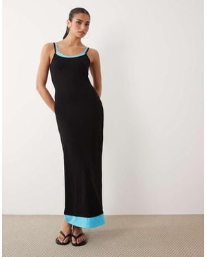 ASOS Double Layer Maxi Dress - White