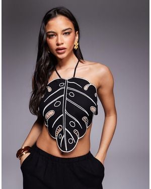 ASOS – jasmine beach – camisole - Grau