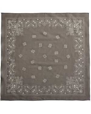 Oysho 100% Cotton Print Bandana - Grey