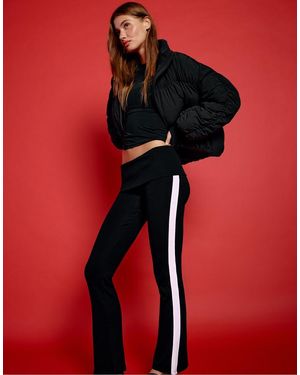 Stradivarius Padded Jacket With High Neck And Gathered Detail