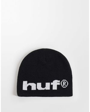 Huf 89 beanie mit totenkopf - Schwarz
