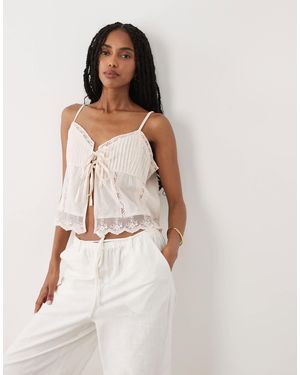 Miss Selfridge – camisole-oberteil - Pink