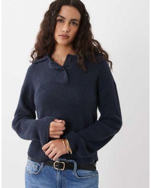 Wednesday's Girl Collared Jumper - Blue