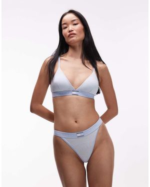 Tommy Hilfiger Heritage Tanga Lingerie Thong - White
