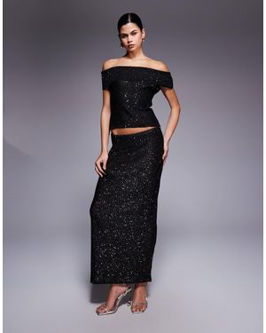 Kaiia – exclusive – maxi-strickrock - Blau