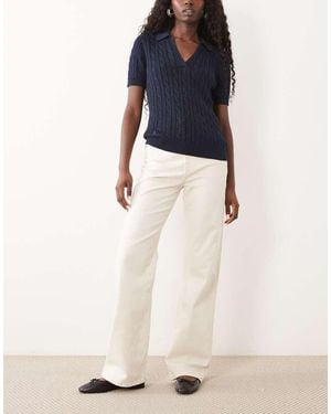 Ralph Lauren Vaqueros Rectos Y Holgados En-Blanco - Neutro