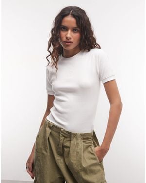 Prohibited Archive - t-shirt ajusté - cassé - Blanc