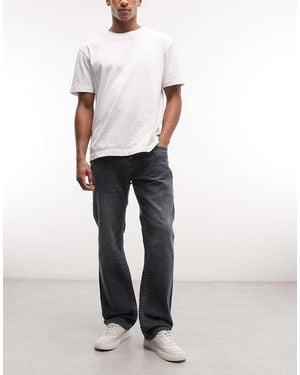 TRUE RELIGION Ricky Super T Straight Jeans - White