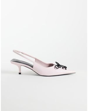 ASOS Sandali Con Tacco Basso Stringati - Bianco