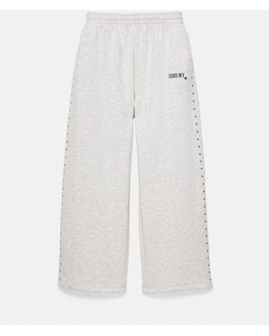 Pull&Bear Studded Joggers - White