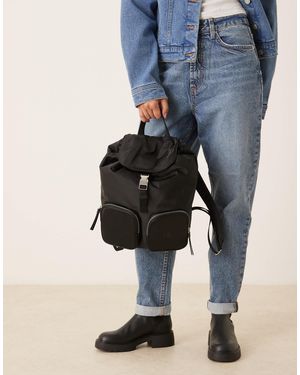 Calvin Klein Nylon Pocket Backpack - Blue