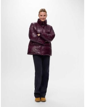 Vero Moda Sabrina Short Press-stud Fastening Jacket - Purple