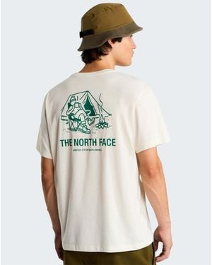 The North Face M Campfire Relaxed Ss Tee - White