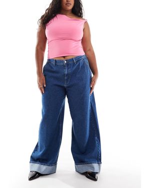 ASOS Asos design curve – parallel-jeans - Blau
