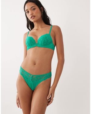 Ann Summers Sexy Lace Thong - Green