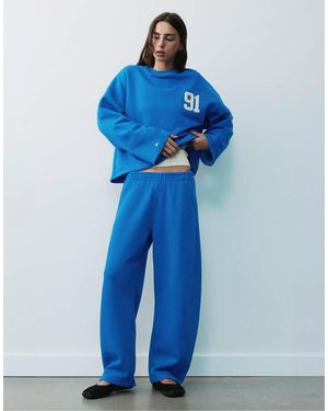 Pull&Bear Barrel-Leg Joggers - Blauw