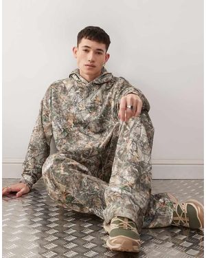 Collusion Tree Camo Hoodie Co-ord - Brown