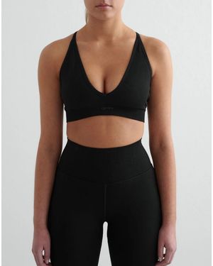 Aim'n Er shape seamless cross-back-bh - Schwarz