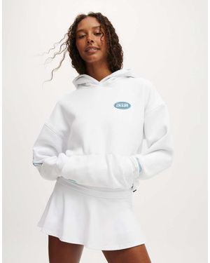 Cotton On Cotton On Plush Premium Graphic Hoodie - White