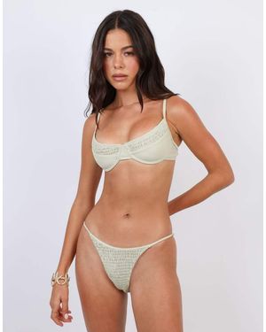 SIMMI Underwire Bikini Top - Brown