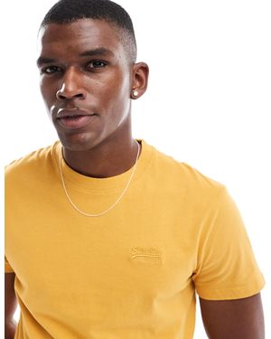 Superdry – essential – baumwoll-t-shirt - Orange