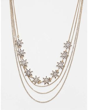 Pull&Bear – glänzende halskette - Weiß