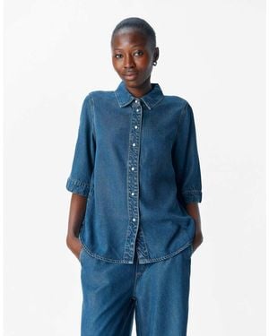 Object Camisa Vaquera Azul Oscuro